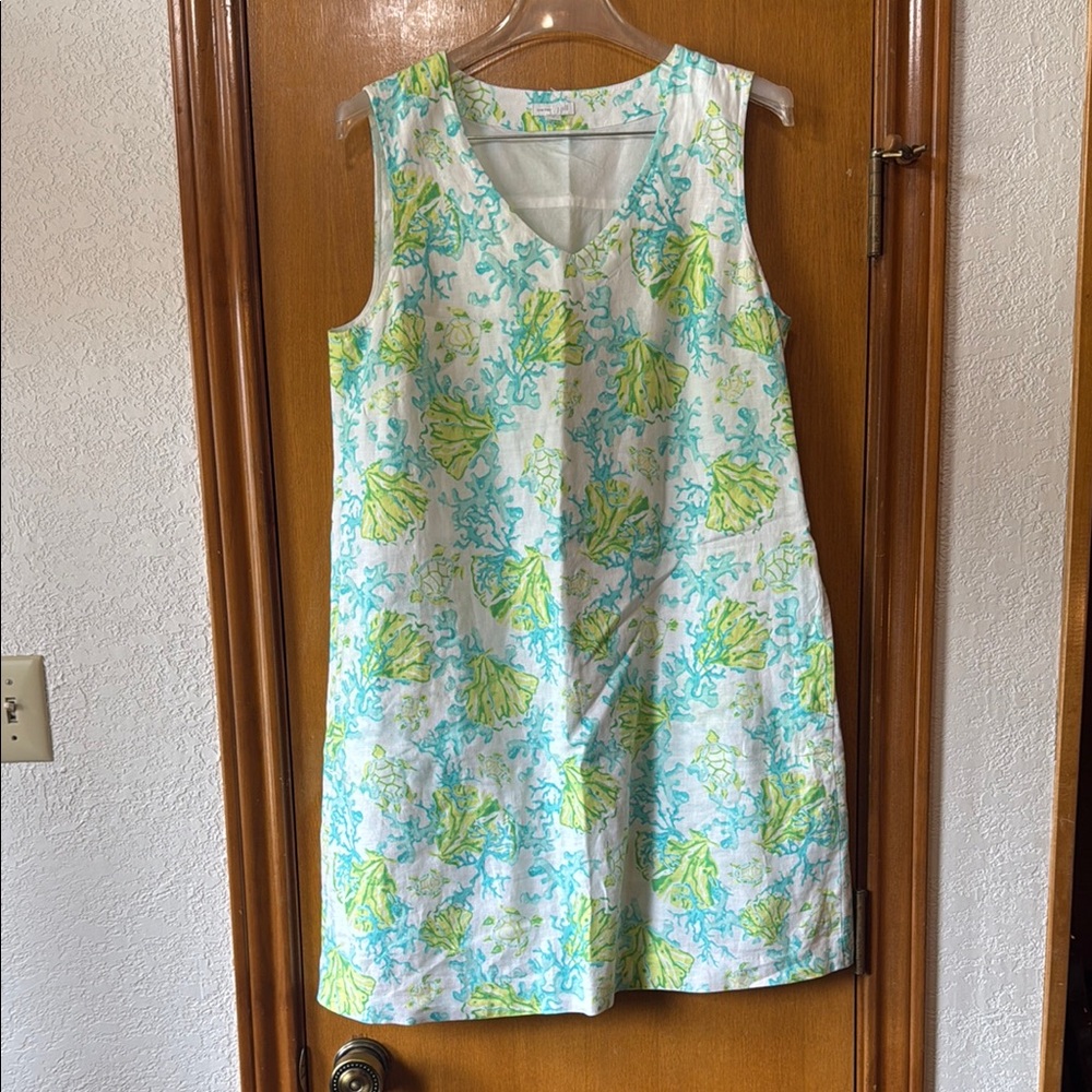 J JILL LOVE LINEN Sleeveless Shift Dress